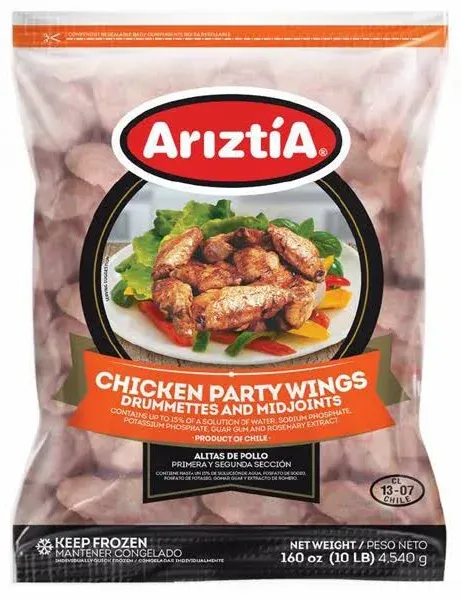 Broward Meat and Fish Company Ariztia Chicken Party Wings