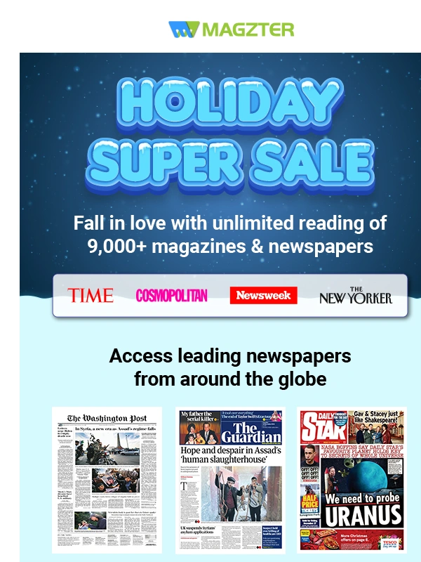 Magzter - Don't Miss Out! Your Perfect Holiday Companion