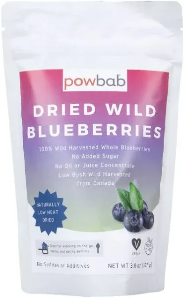 Powbab Dried Wild Blueberries