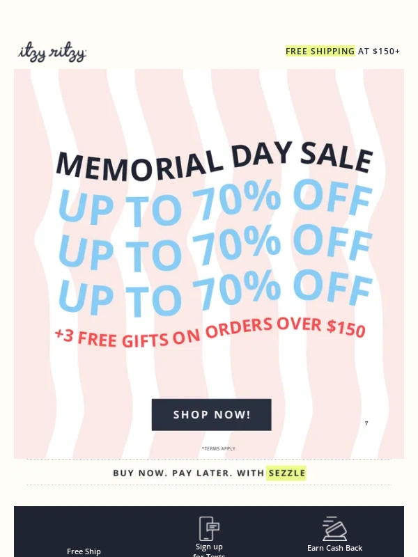 Itzy Ritzy - Psst! Up 70% Off Continues!
