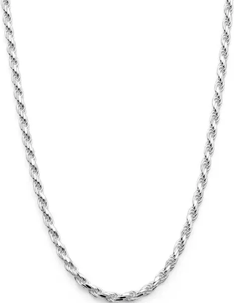 Metal Masters Sterling Silver Italian Rope Chain
