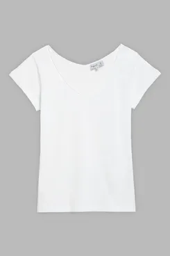 Agnes B. Cotton Short-Sleeve Harpe T-Shirt