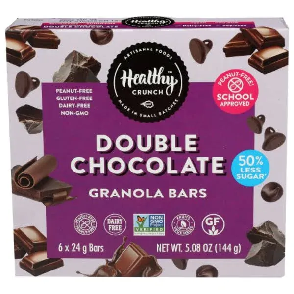 Healthy Crunch Double Chocolate Granola Bars