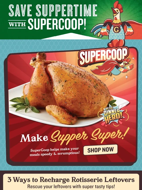 Lowes Foods - Supercoop's celebrating National Rotisserie Chicken Day?