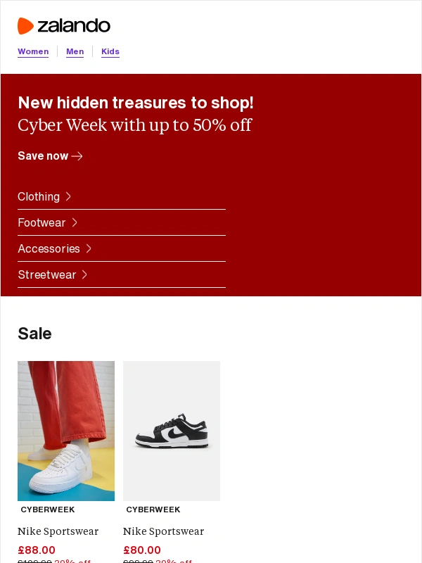 Zalando - Black Friday returns!