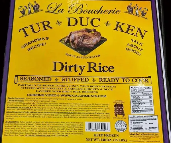 La Boucherie Dirty Rice Turducken