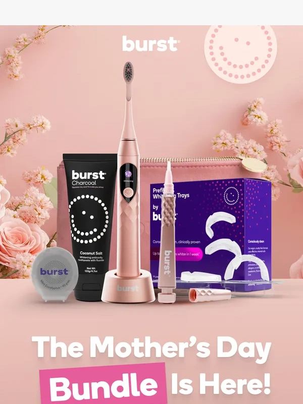 Burst Oral Care - ✨ Just Dropped: Rose Gold Pen + Mother’s Day Bundle!