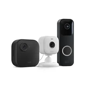 Blink Whole Home Bundle w/Outdoor 4, Mini 2 Camera & Video Doorbell