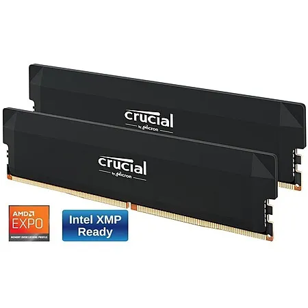 Crucial Pro 32 GB (2 x 16 GB) DDR5-6400 CL38 Memory $83.99 + Free Shipping