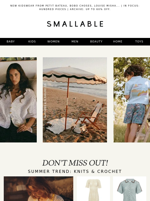 Smallable - Summer Trend: Knits & Crochet for Women & Kids