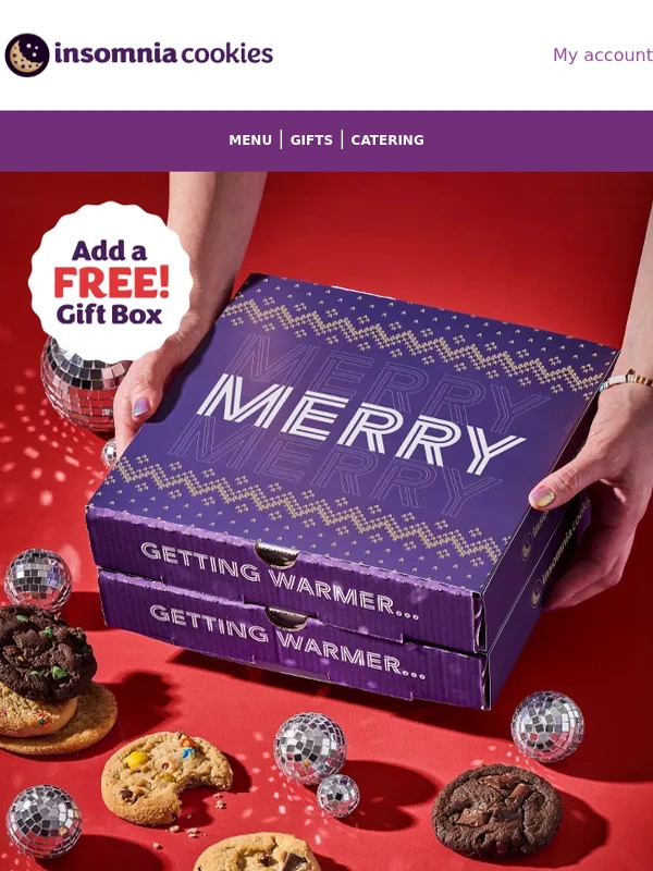 Insomnia Cookies - Delicious gifts for everyone on your list! ?