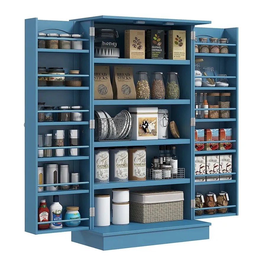 41" Kitchen Pantry with Doors