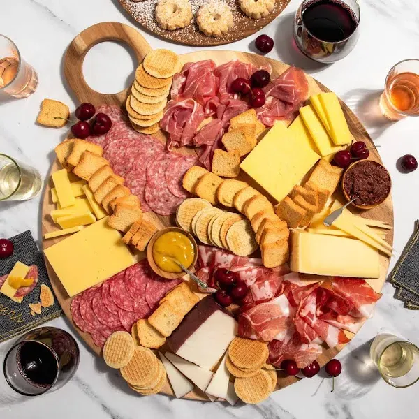 Igourmet Gourmet Assortment Extravaganza for 10 Imported Cheeses, Cured Meats, and Accompaniments
