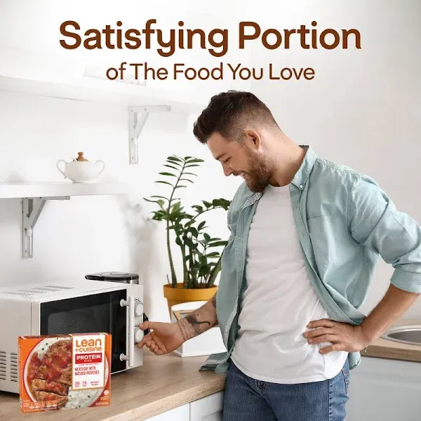 Lean Cuisine Comfort Meatloaf with Mashed Potatoes