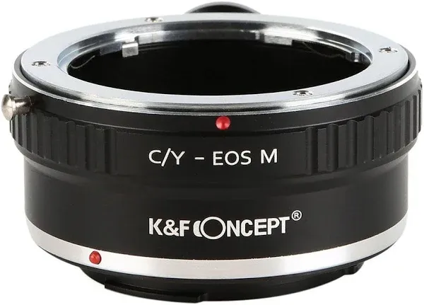 K&F Concept Contax Yashica Lenses to Canon EOS M Camera Mount Adapter