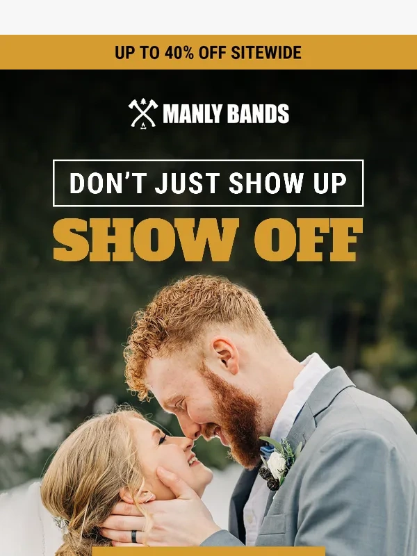 Manly Bands - Valentine's Day Sale Starts Now! ?