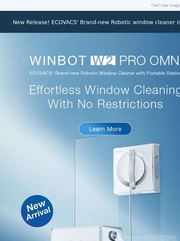 Ecovacs - New WINBOT W2 Series – Just Launched!