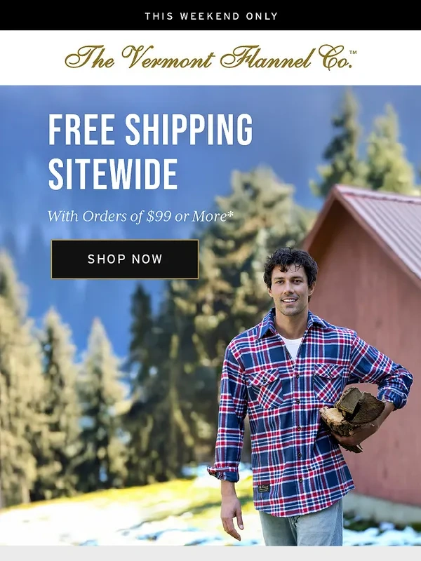 Vermont Flannel - ? This Weekend Only: Free Shipping on $99+! ?