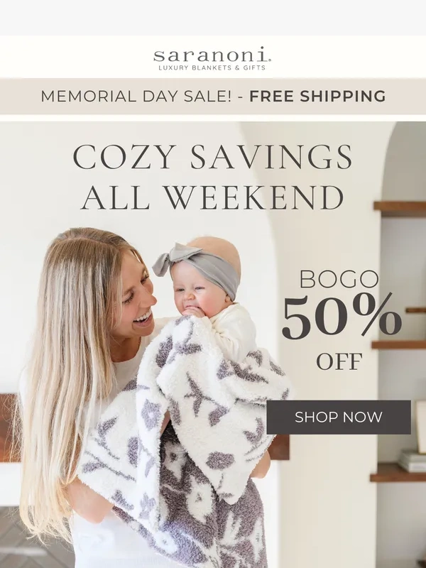 Saranoni - Selling Fast: Snag 50% Off Luxury for the Whole Family