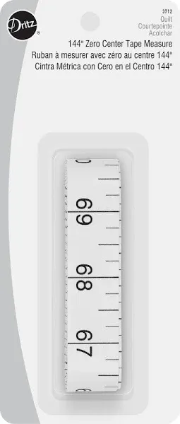 Dritz Longarm Zero Center Tape Measure