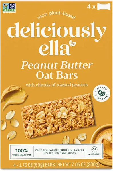 Deliciously Ella Oat Bar Peanut Butter