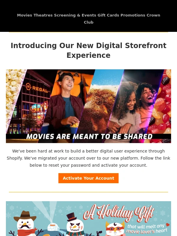 Regal Cinemas - Introducing Our New Digital Storefront Experience