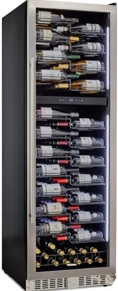 Wine Enthusiast Vino View L 145 Smart Wi-Fi Dual Zone Wine Cellar