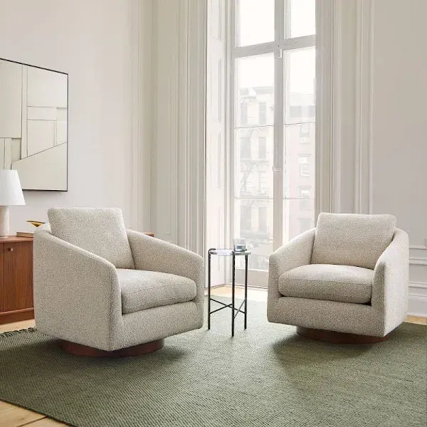 West Elm Imogene Swivel Chair Performance