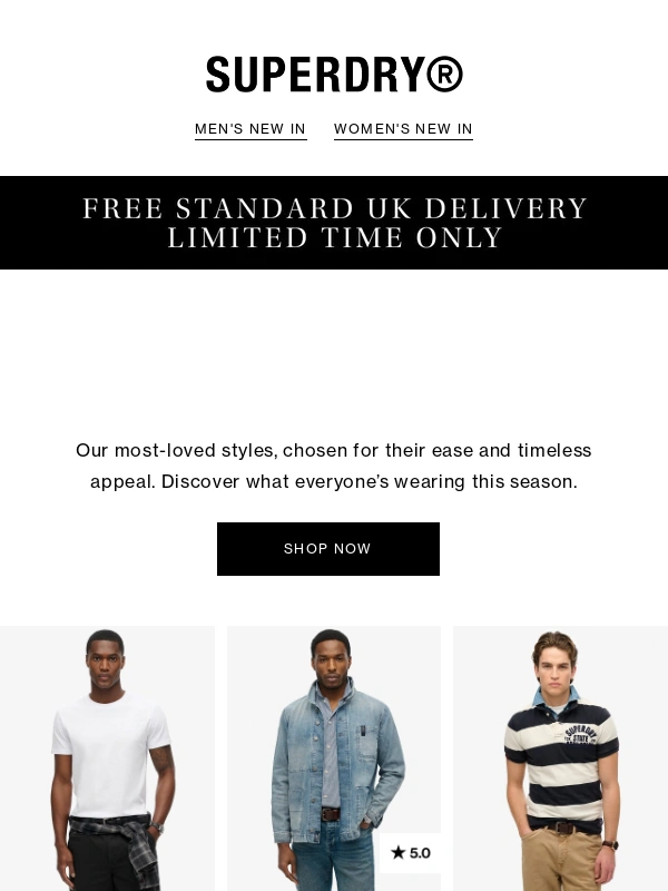 Superdry - The Retreat Edit: Customer Favourites