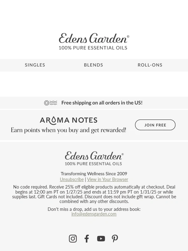 Edens Garden - 25% Off Essentials For Better Mental Health