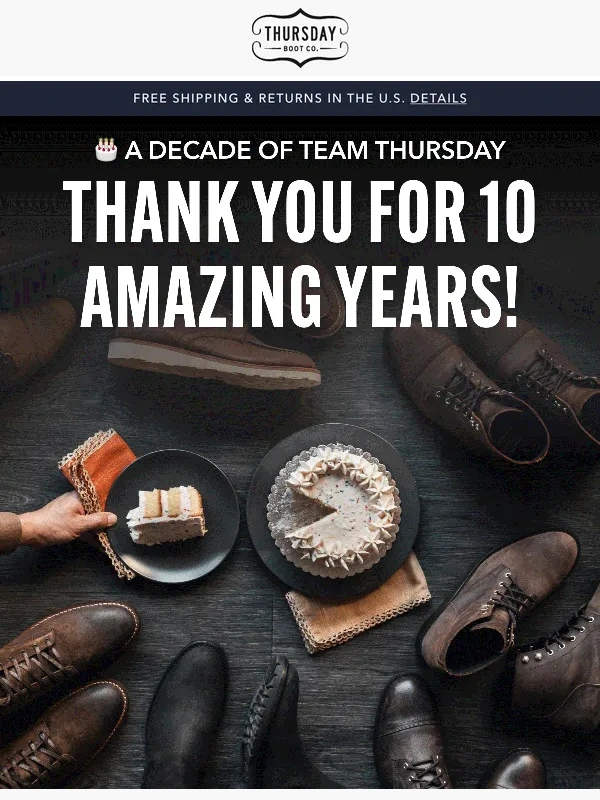 Thursday Boot - 10 Years Of Thursday Boots! ??