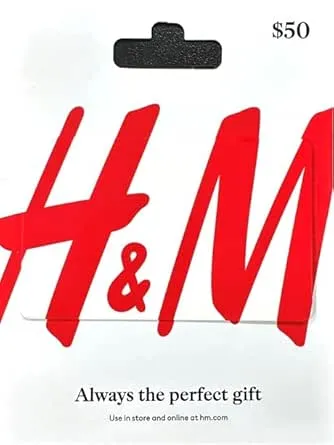 $50 H&M Gift Card $42.50 + Free Shipping