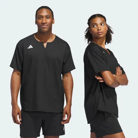 adidas Men's and Women's Adizero Dugout Cage T-Shirt (Black) $16 + Free Shipping