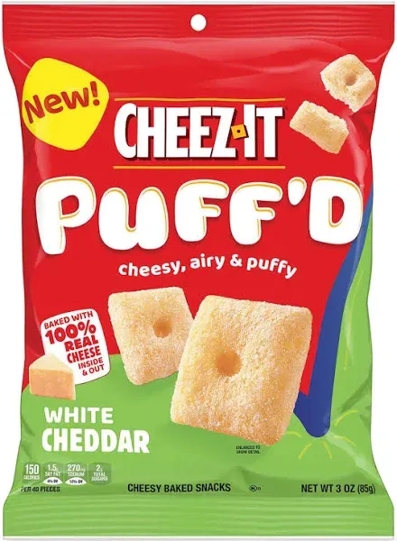 Cheez-It Puff'd Crackers White Cheddar