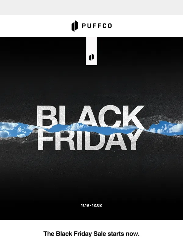 Puffco - Black Friday Sale starts now