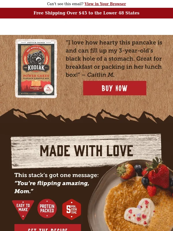 Kodiak Cakes - 10% Off Mom's Fav Staples