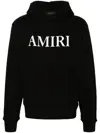 Black Logo-print Cotton Hoodie In Nero