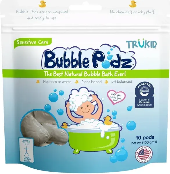 TruKid Bubble Podz Sensitive Care Bubble Bath