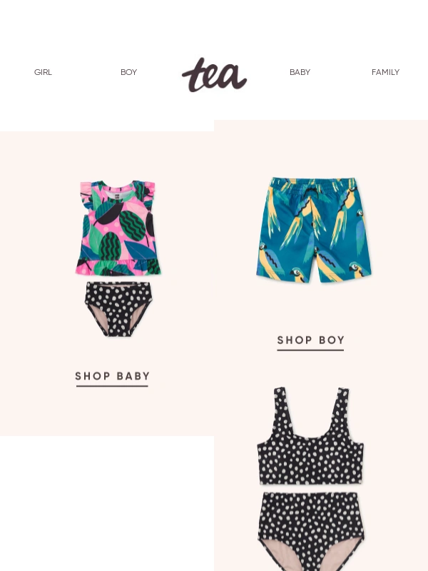 Tea Collection - ? Swim Inspired By Brazil’s Best Beaches