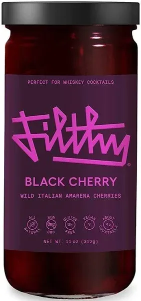 Filthy Food Black Cherry Cocktail Garnish (11oz)