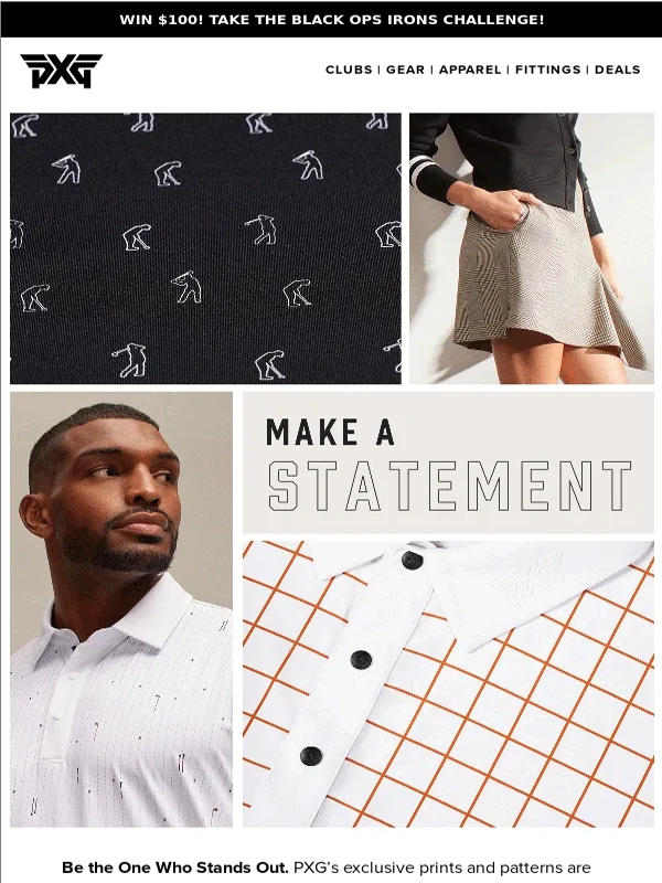 Pxg - Stand Out with PXG’s Custom Prints & Patterns