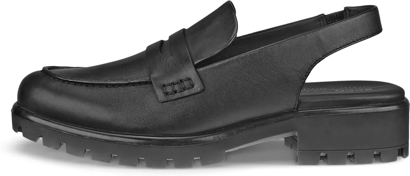 ECCO Modtray - Women's Leather Slingback - Black