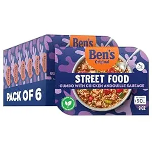 6-Pack 9-Oz Ben's Original Street Food (Gumbo with Chicken Andouille Sausage)