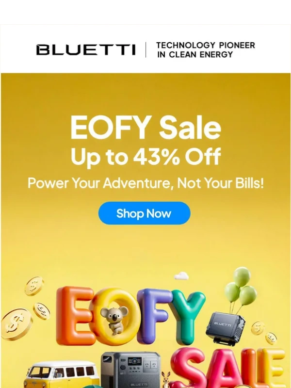Bluetti - ? Lowest Prices of the Year! – EOFY Sale Up to 43% OFF