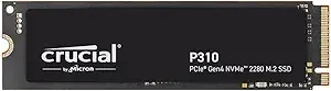 1TB Crucial P310 2280 PCIe Gen4 3D NAND NVMe M.2 SSD