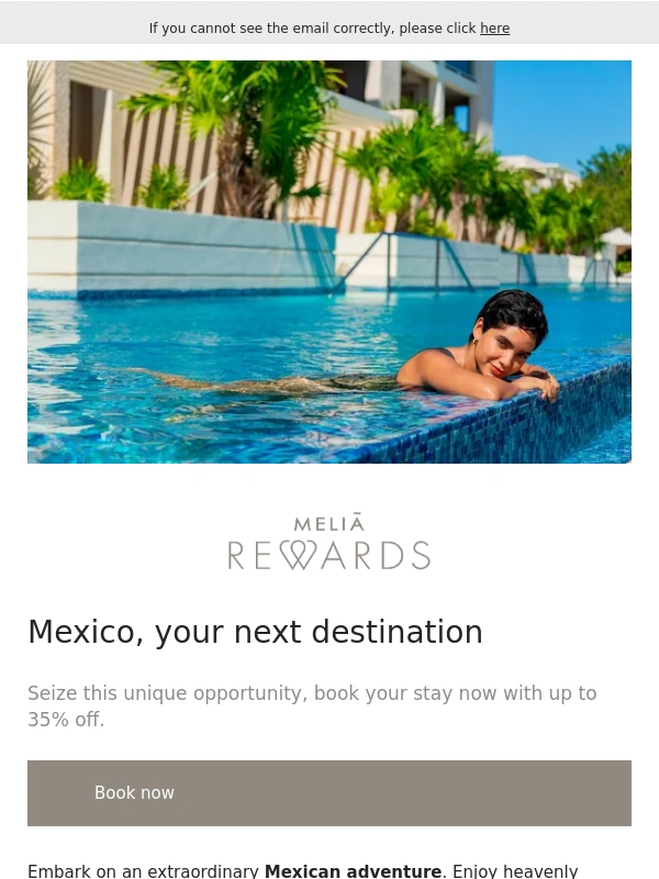 Melia - Mexico calling!