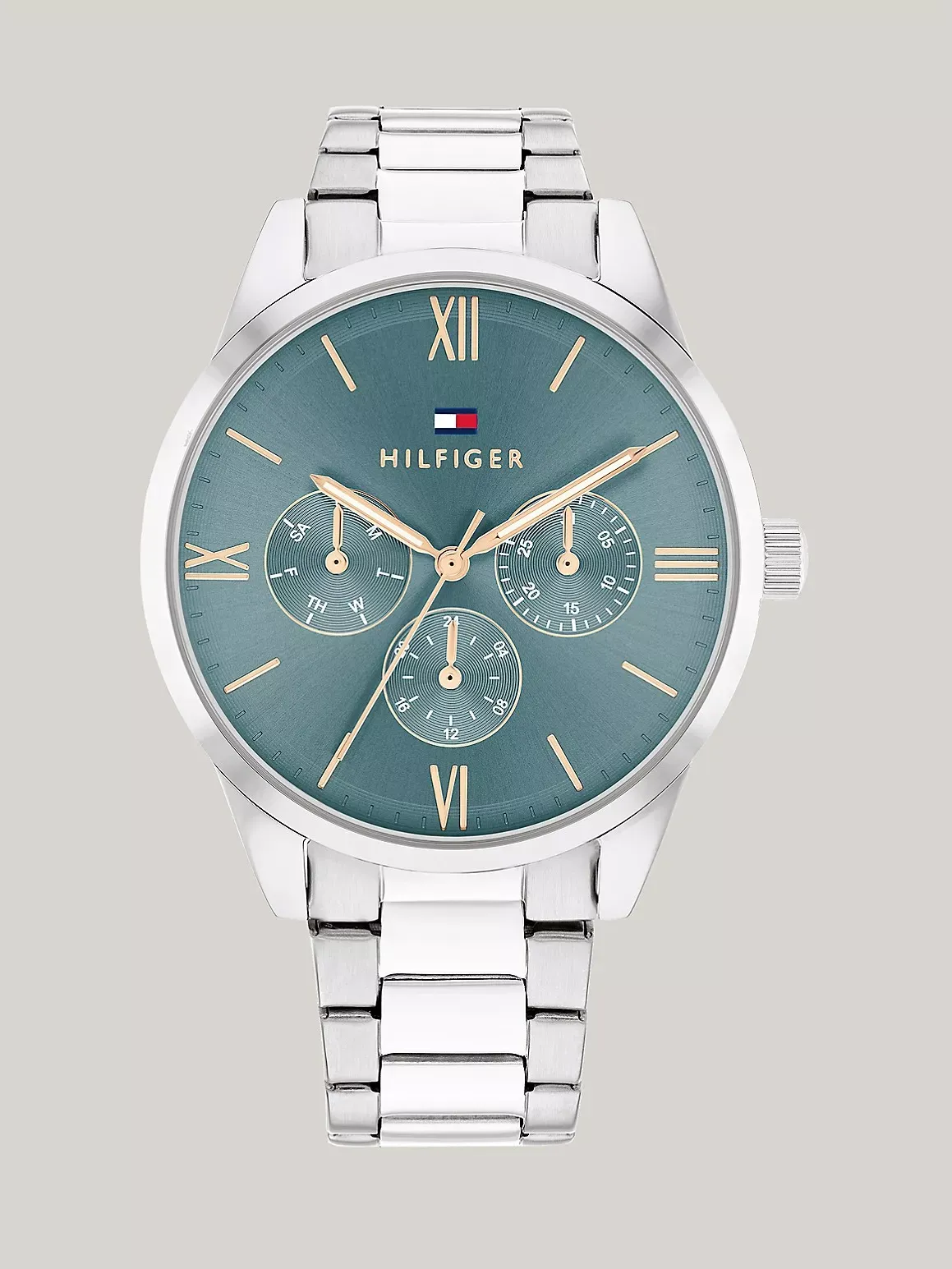 Tommy Hilfiger Women's 38MM Blue Dial Dress Watch - Blue