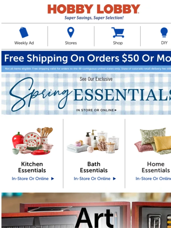 Hobby Lobby - Spark Creativity With Art Supplies
