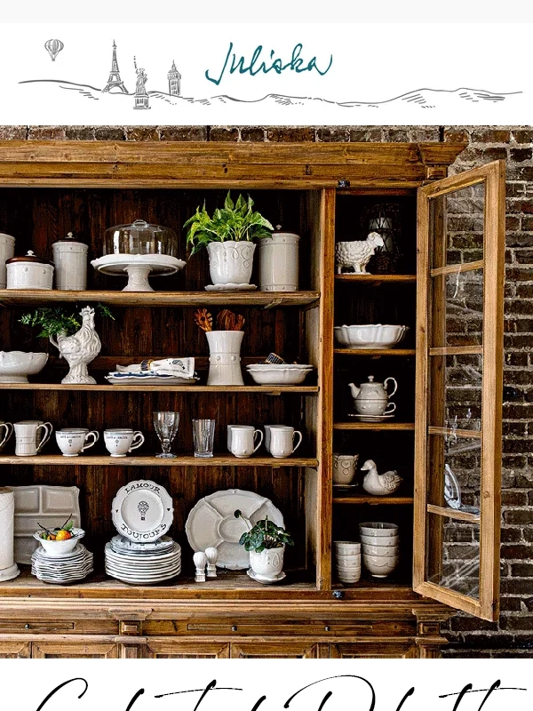 Juliska - The Tastemaker’s Cupboard for the Season of Entertaining