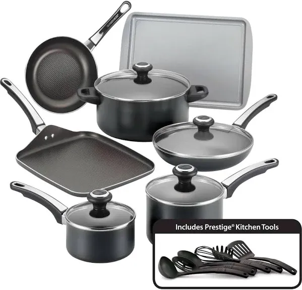 Farberware 17-Piece High-Performance Nonstick Cookware Set